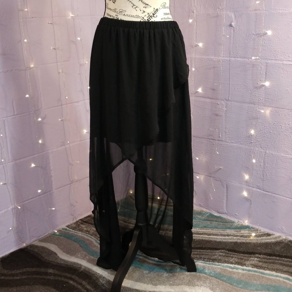 🌺🌺Elegant Black Sheer Women's Skirt